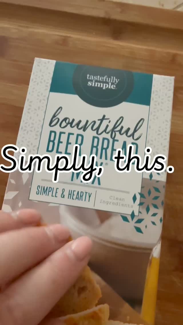 Beer bread and rustic Herb are my ultimate  homemade hack. #homemadehack #tastefullysimple @Tastefully Simple