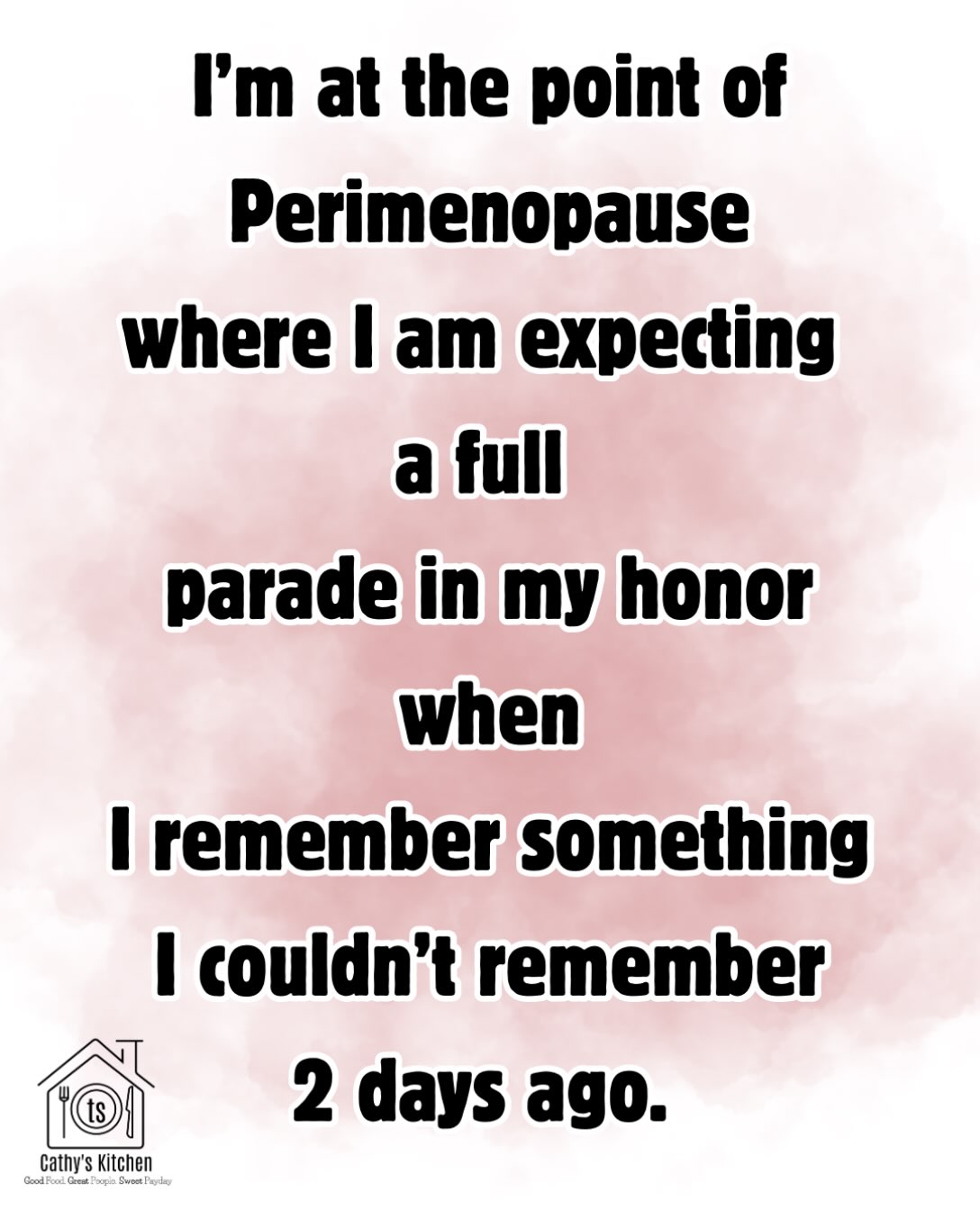 Anyone else? #raiseyourhand #perimenopause #brainfog #parade